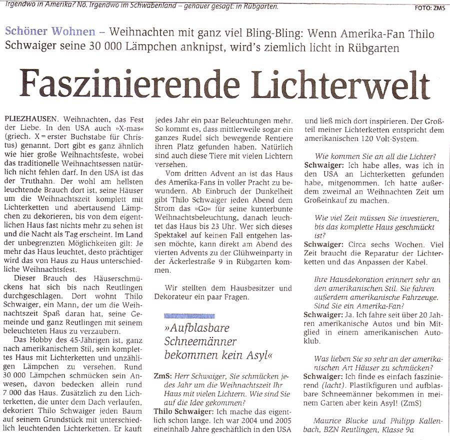 GEA - Reutlinger Generalanzeiger, Ausgabe 17.12.2010